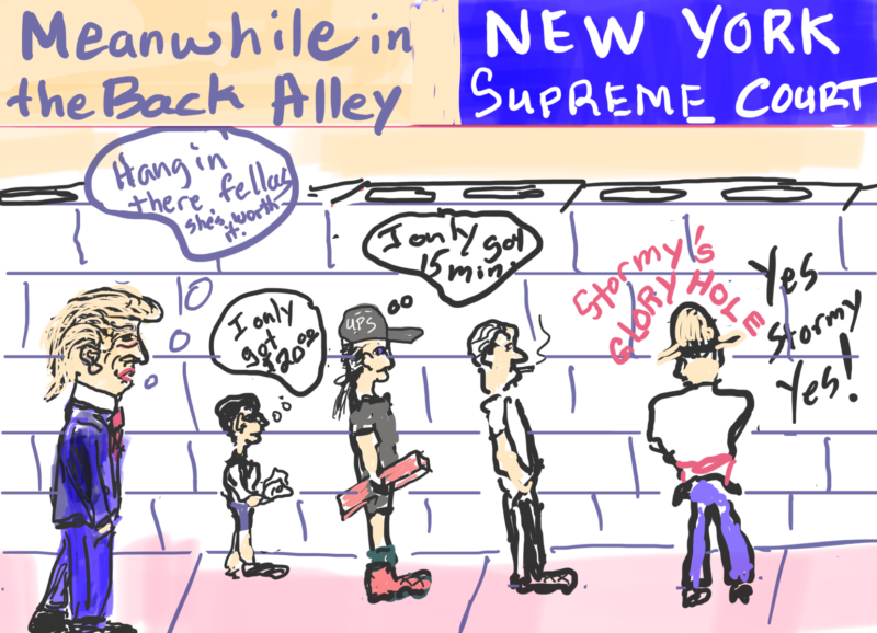 Trump Looks Back Fondly at the Stormy Daniels Days