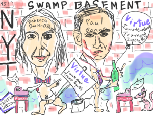 Paul Sonne and Rebecca Davis-O’Brien, Former NY Times Basement TDS Swamp Rats Promoted to New Positions