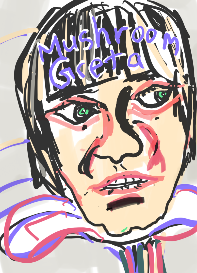 Mushroom Cloud Spotted over Iran turns out to be Greta Thunberg’s Head Blowing Up